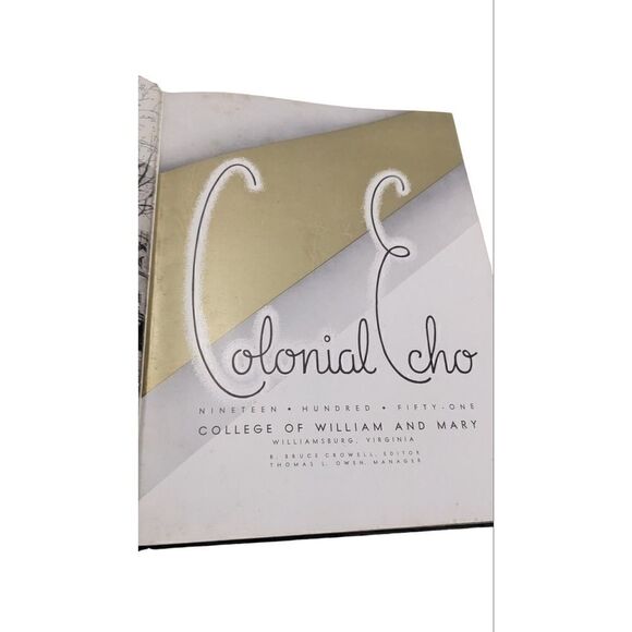 William & Mary Colonial Echo 1951 Yearbook Vintage - Picture 2 of 4